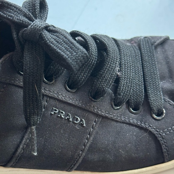 Prada Sneakers Black Size 39 - Picture 1 of 6